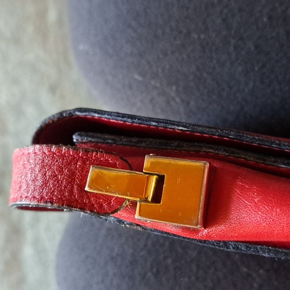 Woman's red purse. BALLY made in Italy. - Picture 9 of 12